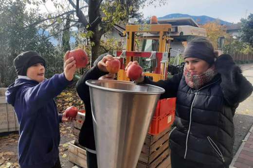 Pressa per succo di mele