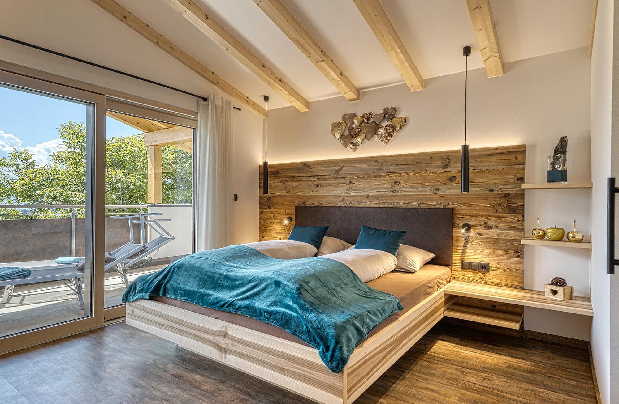 Schlafzimmer im Chalet am Feldhof