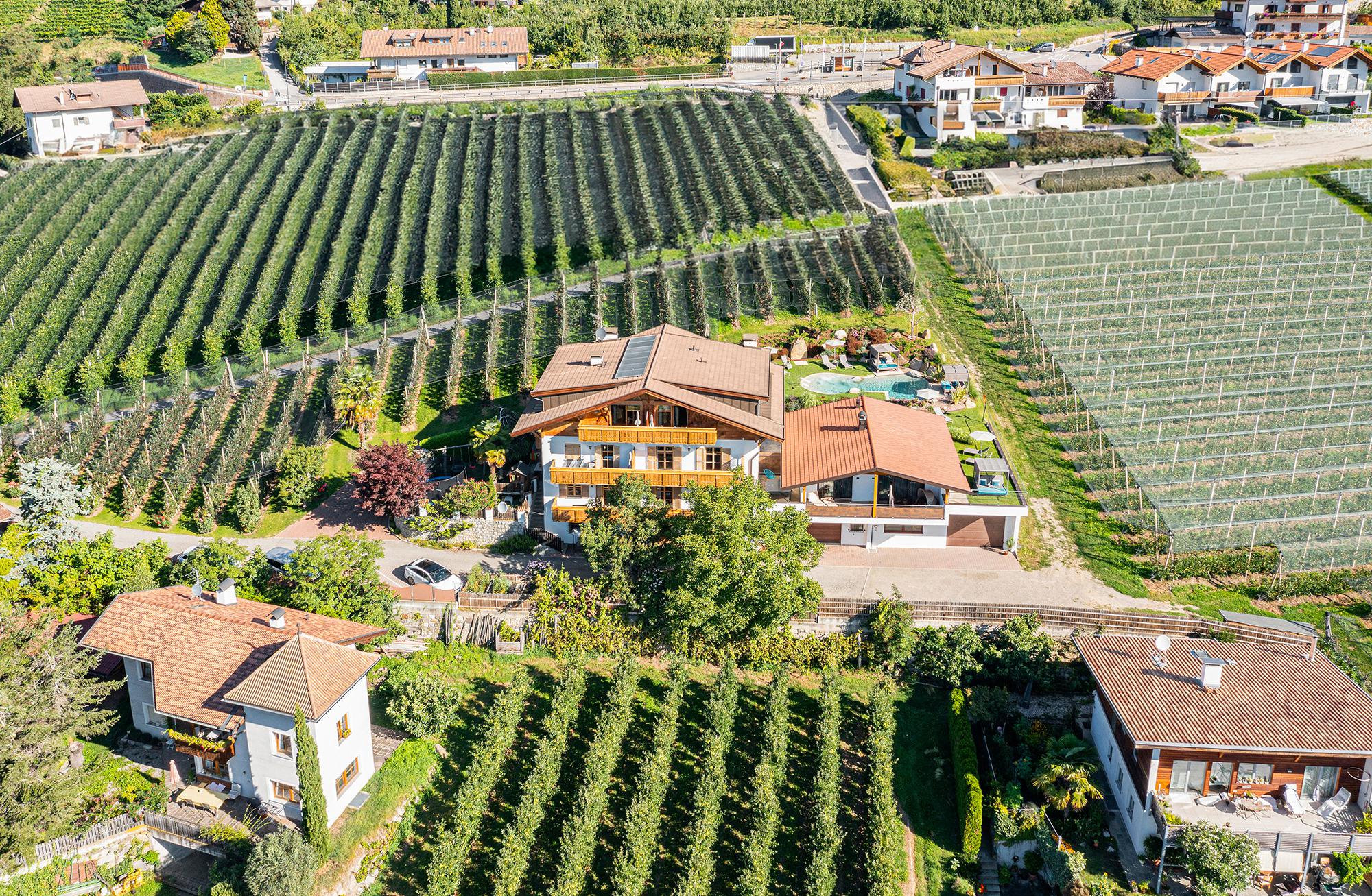 Lage Feldhof in Kuens bei Meran